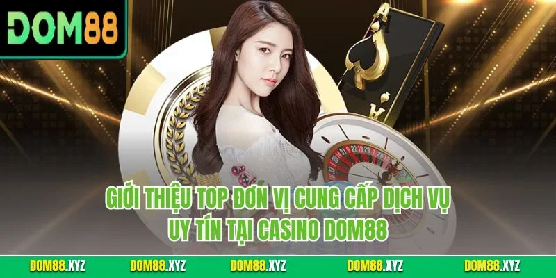 Giới thiệu top đơn vị cung cấp dịch vụ uy tín tại casino DOM88