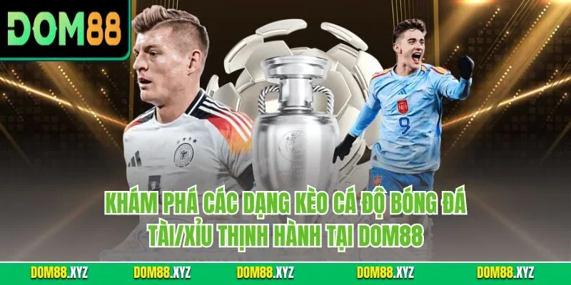 Khám phá các dạng kèo cá độ bóng đá Tài/Xỉu thịnh hành tại DOM88